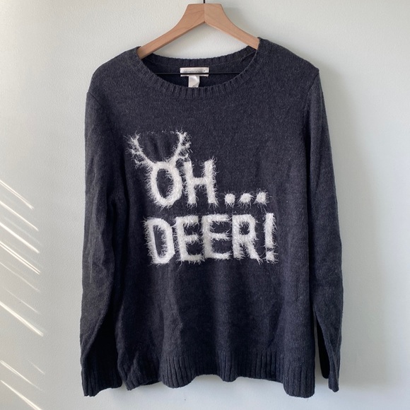Holiday sweater Oh deer! - Picture 1 of 6
